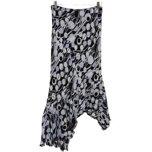 Vintage | Heads Up | Asymmetrical Midi Skirt | Whimsical Goth | Artsy | Chic